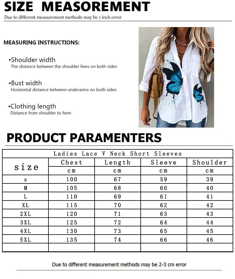 Women's lightweight 3D printed casual blouse